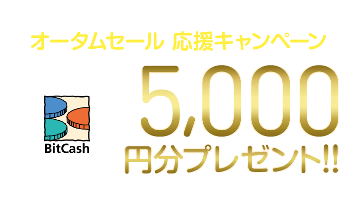 Steam×ビットキャッシュ オータムセール応援キャンペーン