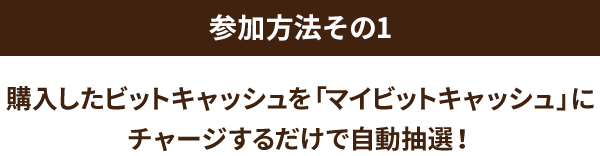 ファミリーマート限定 最大10%分ビットキャッシュが当たる! | 電子