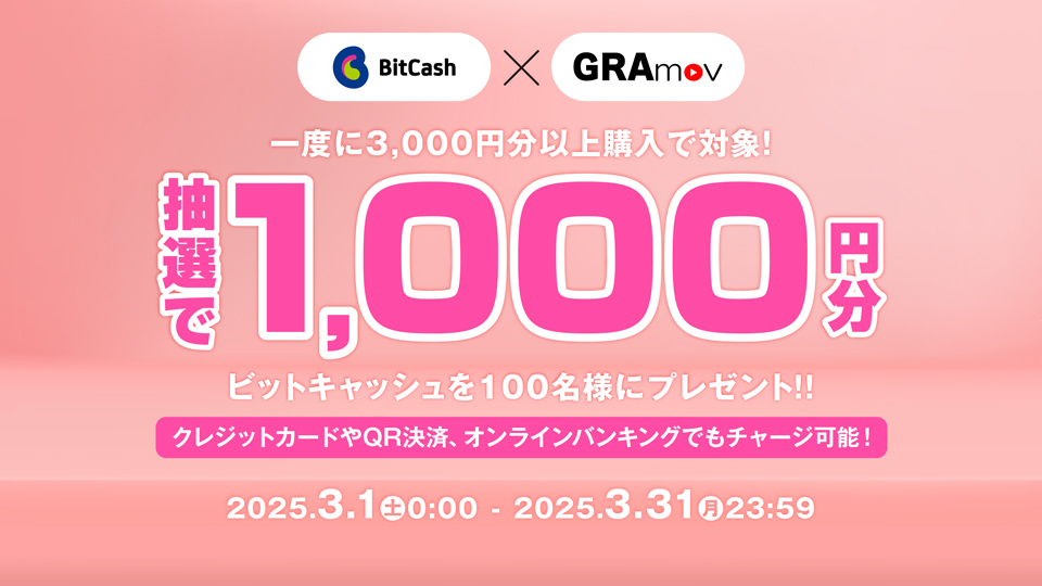 GRAmov×ビットキャッシュ キャンペーン