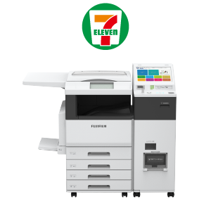 セブン‐イレブン店内に設置されているマルチコピー機
