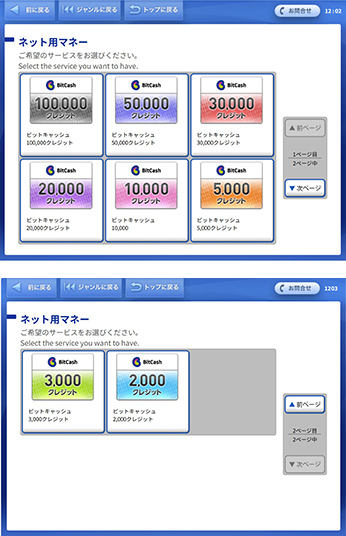 ご希望の金額を選択してください。