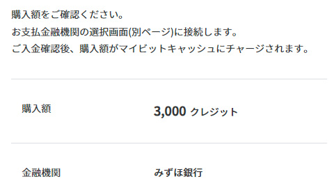 購入額を確認の上、間違いがなければ[お支払い]を選択します。