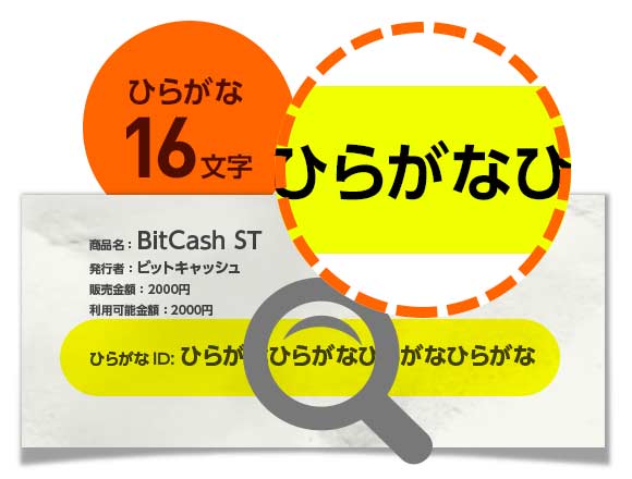 モバコイン購入ページでひらがなIDを入力するだけ！